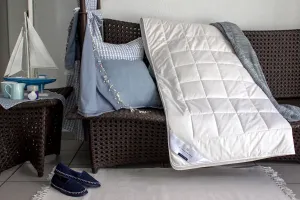 Хлопковое одеяло Billerbeck Ancona Superlight, легкое, белый