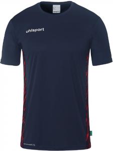 Спортивная рубашка "Progressive 28 Poly Short Sleeve" синего цвета uhlsport
