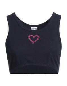 Топ Ganni, синий