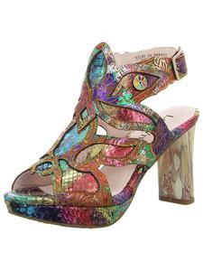 Сандалии на плоской подошве LAURA VITA, разноцветный