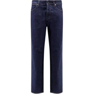 Джинсы сшитые по фигуре с нашивкой логотипа STONE ISLAND, синий