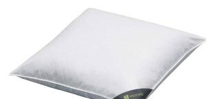 Пуховая подушка Spessarttraum Wildente, 80x20x80 см, серебряный