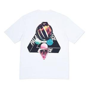 Футболка PALACE Sans Ferg T-Shirt White Glasses Back Logo Short Sleeve Unisex, белый