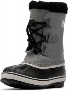 SOREL детские зимние ботинки Youth Yoot Pac TP для снега, черный/серый