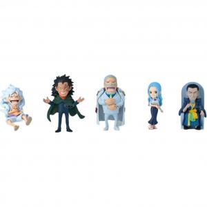 Фигурки One Piece WCF Parent And Kid's Bloodline 1 Revolutionary Army, Sabo, Dragon Vivi Chibi BANPRESTO