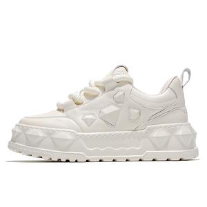 Скользоустойчивые Сбалансированные Легкие Увеличивающие Рост Низкие Кроссовки для Скейтборда Унисекс MOERBAI, Серый