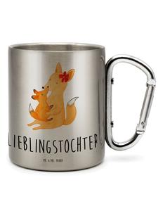 Кружка-карабин "Мама-лиса" с надписью в серебре Mr. & Mrs. Panda