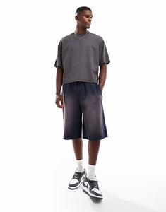 Очень свободные шорты из флиса Cotton On темно-синего цвета Cotton:On