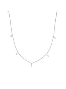 Amor Колье с подвеской, серебро 925 пробы, родированное серебро