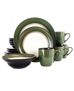 Набор посуды Libra, 16 предметов, на 4 персоны Elama, цвет jade