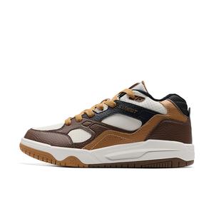 XTEP Кроссовки для скейтбординга с низким верхом, устойчивые к истиранию и скольжению, мужские, коричневые