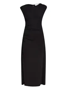 Платье миди Mimi со сборками Proenza Schouler White Label, черный