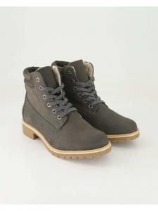 Классические ботильоны серого цвета Zahira