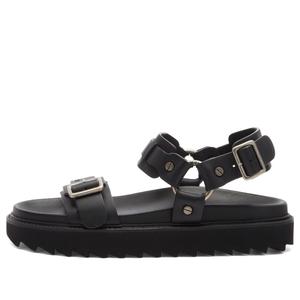 Сандалии Acne Studios Chunky Belt Sandals, черный