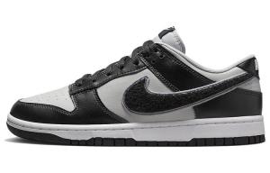 Nike Dunk Low Chenille Swoosh Черный Серый