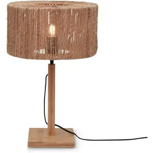 Настольная лампа IGUAZU E27 1 шт. Good&Mojo, коричневый