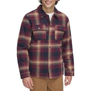 Мужская куртка-рубашка на стеганой подкладке Levi's, цвет Red Ombre Plaid