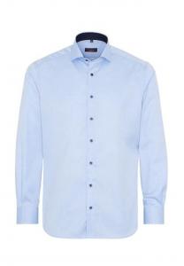 Рубашка с длинными рукавами Eterna, голубой