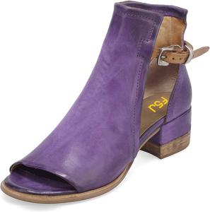 Женские сандалии FSJ с открытым носком, вырезами и пряжкой, ботильоны на щиколотке, удобные с низким устойчивым каблуком, летние сандалии, размеры 4-15 M US, Purple