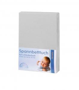 Julius Zöllner GmbH &Co.KG простыня на подгонке джерси светло-серая простыня на подгонке 70/140 (ШxДxВ) Ш=19 x Д=27,5 x В=3 см Julius Zöllner Qualität für Kinder