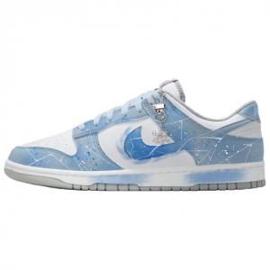 Nike Кроссовки для скейтбординга dunk blue amber unisex low top с амортизацией, устойчивостью к истиранию и легким весом