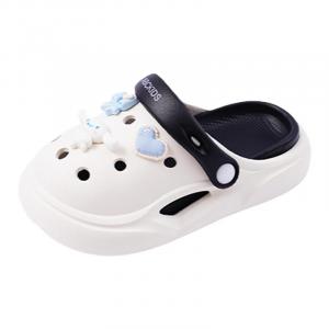 Противоскользящие детские сандалии для детей от 3 до 7 лет ABC KIDS, белый/черный