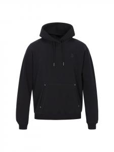 DreiMaster Мужская толстовка с капюшоном черного цвета