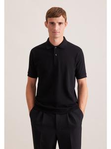 Seidensticker Поло Regular черного цвета
