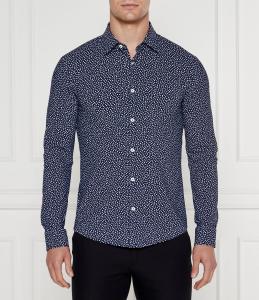 Рубашка BOSS BLACK Slim Fit, темно-синий