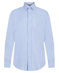 Футболка с длинным рукавом для мальчиков Stretch Solid Twill Tommy Hilfiger, синий