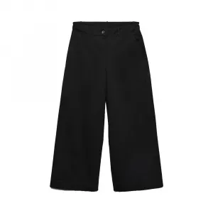 Широкие брюки до щиколотки Vero Moda Awvana, черный