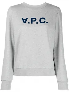 Толстовка с логотипом A.P.C., серый