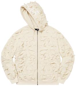 Толстовка Supreme x Griffin Zip Up Hooded Sweatshirt 'Natural', кремовый