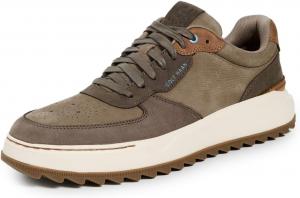 Мужские кроссовки для гольфа Cole Haan Grandpro Crossover, Irish Coffee Nubuck/Morel