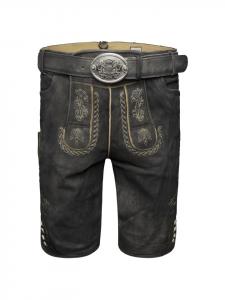 Stockerpoint Кожаные брюки Bertram серого цвета