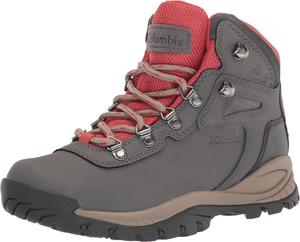 Женские водонепроницаемые походные ботинки Columbia Newton Ridge Plus Amped, Charcoal/Scorched Coral