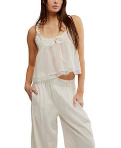 Топ Stevie с кружевом, цвет слоновая кость Free People