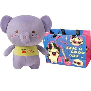 Очаровательная коллекция милых плюшевых игрушек для снятия стресса, плюшевая кукла, высота 23 см Lionf, фиолетовый/мультиколор