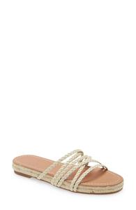 Эспадрильи Madewell The Kathryn Sandals Women's Alabaster Espadrille Slide GAL611 Madewell, бежевый