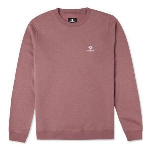 Толстовка go-to embroidered star chevron brushed back fleece crew sweatshirt 'maroon' Converse, бордовый