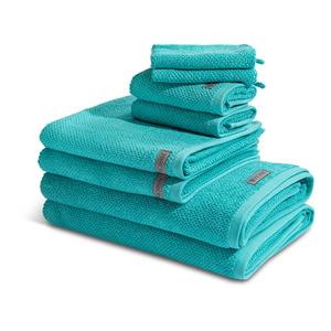 Набор полотенец TERRY SET Selection - органический хлопок 8 предметов Ross, бирюзовый
