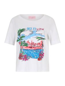 Базовая рубашка с принтом в цвете Patch White/Varicolored Betty Barclay