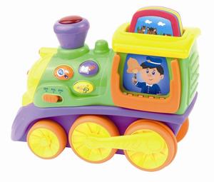 Dumel Discovery, развивающая игрушка Мой первый поезд, животные