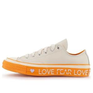 Кроссовки chuck 70 low 'love graphic - cream' Converse, бежевый