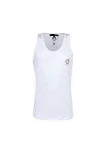 Майка мужская - TOPEKA, майка, круглый вырез, хлопок стрейч, однотонная VERSACE, белый