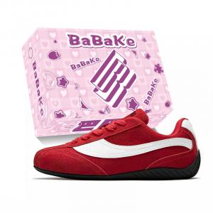 Низкие повседневные туфли унисекс с амортизацией, противоскользящие, износостойкие, дышащие, легкие Babak, Red