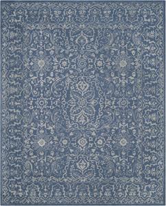 Ковер ручной работы из шерсти и вискозы премиум-класса SAFAVIEH, 275 x 366 см, Glamour Collection Grey/Blue GLM516D