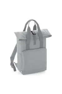 Рюкзак с двумя ручками и складной крышкой Bagbase, серый