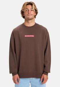 Толстовка Quiksilver DNA CREW, Csd0/Mottled Dark Brown
