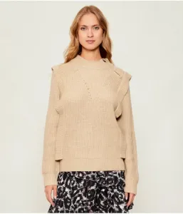 Свитер regular fit Silvian Heach, бежевый